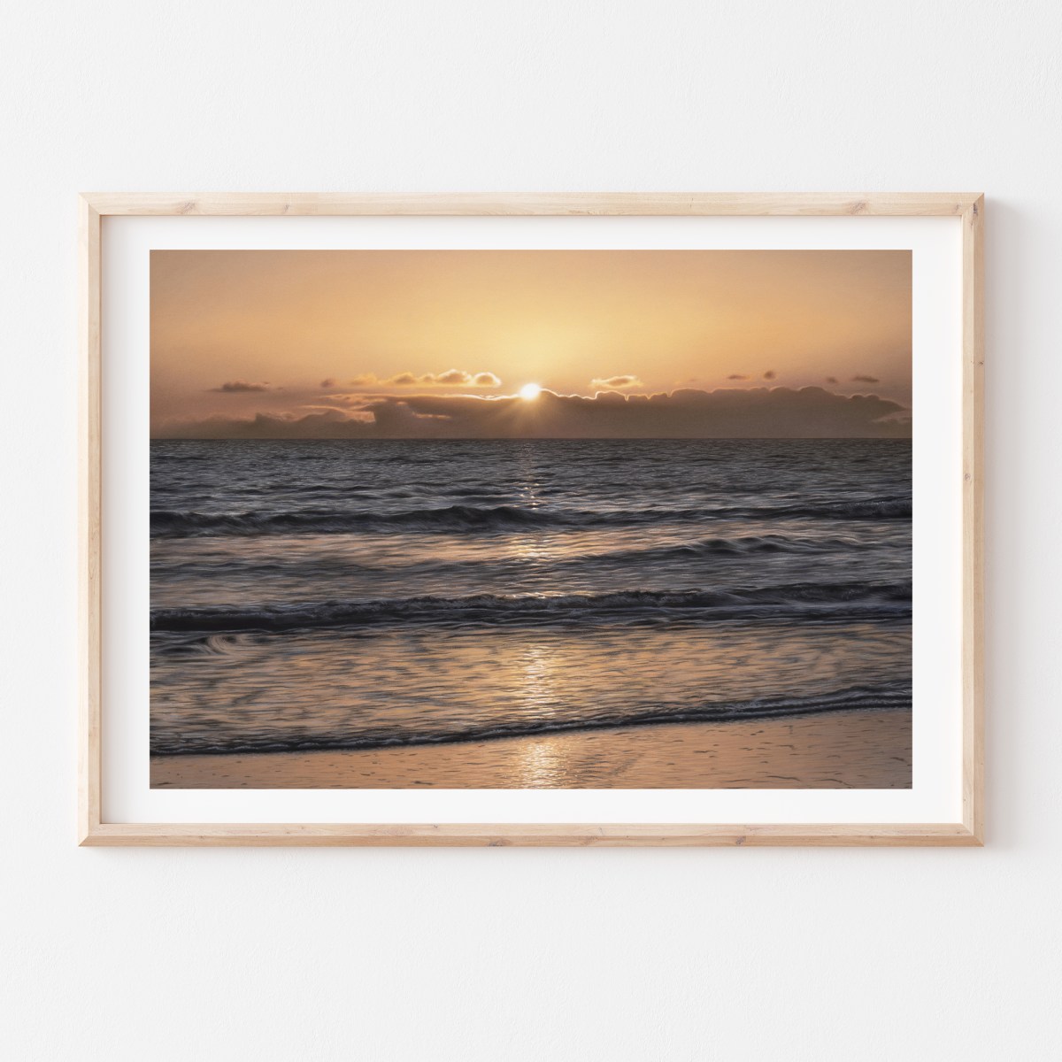 'Tregantle at Sunset' Print